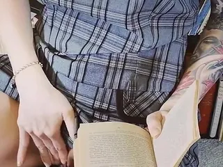 Wet Kelly: Student Masturbating and Squirting in the Library