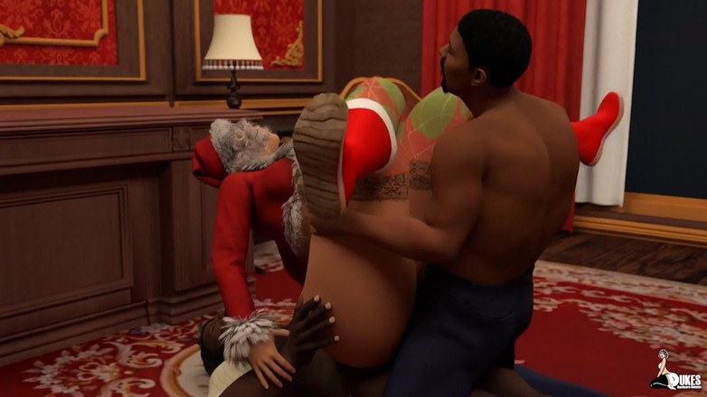 Dukes Hardcore Honeys: Min slampiga fru tillbringade sin jul med att knulla bbc