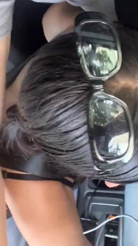 Kitty Is Sucking in the Car