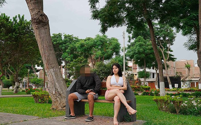 Milky Peru: Affectionate Latina Caught by Fake Cops on the Street - Sex...