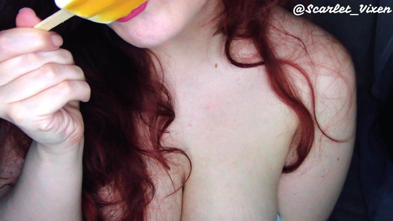 Scarlet Vixen: Krämig popsicle suger