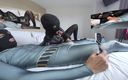 Nylon Xtreme VR: Nora fox leotard nilon hitam vr 180 3d