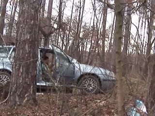 Euro Sluts: Rough Anal Fuck in My Car with a Very Whore...