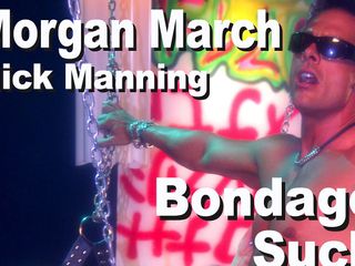 Picticon Tranny: Morgan March &amp; Nick Manning Bondage Suck Fuck Facial Gmsb196