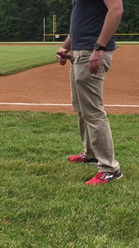 Jerking off on the Baseball Field by Home Plate