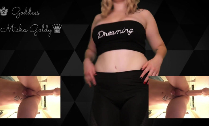 Goddess Misha Goldy: Du är min anal hora! Sträck din röv för mig! Visa...