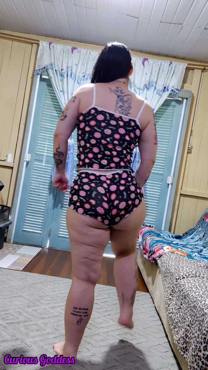 Adrian And Curious: Curious Goddess - Hot Brunette Wearing Only a Towel, Very Horny