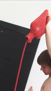 Gay Milk Enema and Barebacking