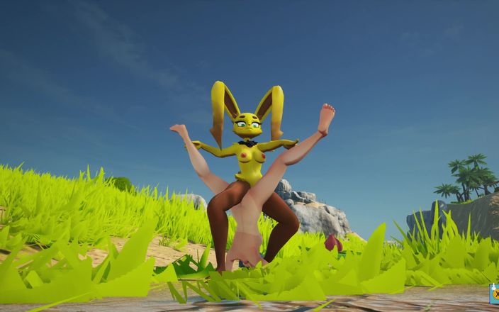 NSFW Gaming: Кролик трется монстром, женщина (сафари с сапфиром, V.23)