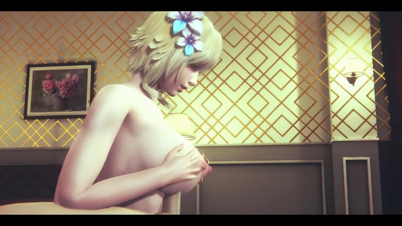 HentaiTubes: Genshin Impact Hentai - Lumine Titjob and Threesome - japońska azjatycka manga...