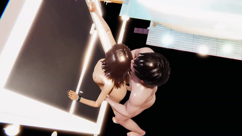 Yaoitube: Yaoi Miwa de femboy geneukt onder de douche
