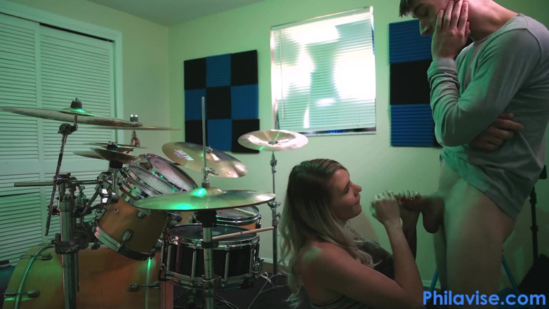 Philavise: My First drum lesson featuring Angel Amour