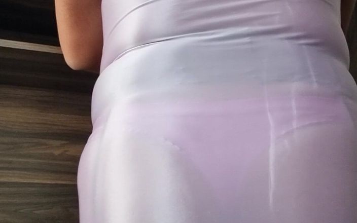 Sexy shinny clothes: Sexy rosa glänzendes kleid