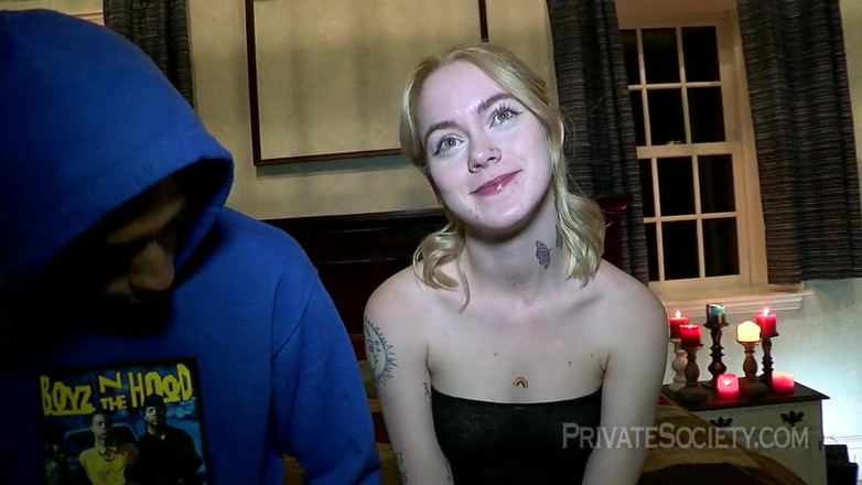 Private Society: Sage's first big black cock
