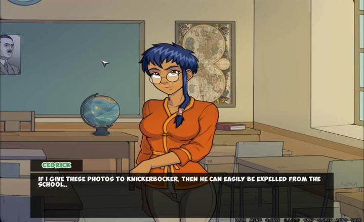 Hentai World: Caçador de bruxas, nerd de óculos, me masturba e mostra peitos