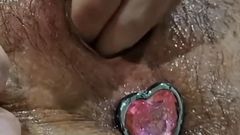 Omg!!! Hairy MILF Fists Herself and Pisses During Anal Sex