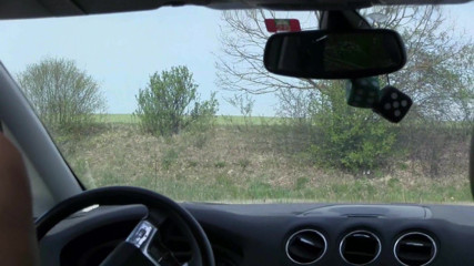 Popp Sylvie: Descarada follada en el coche