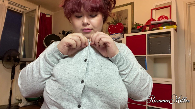 Roxanne Miller: Cum on My Beautiful Cleavage