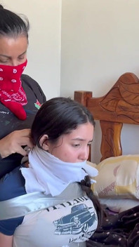 Fantasizing 18-year-old Taped & Gagged by Masked MILF