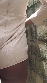Outdoor Striptease Rubbing My Hairy Pussy Cumming Squirting Hard