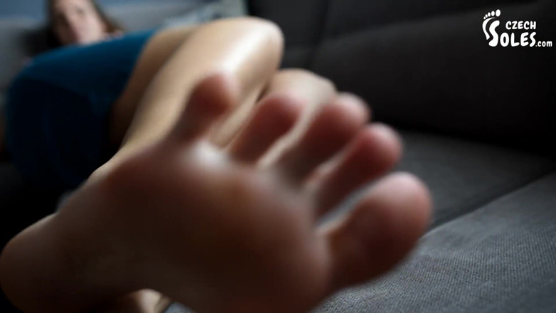 Czech Soles - foot fetish content: Ivet's soft soles on first shooting