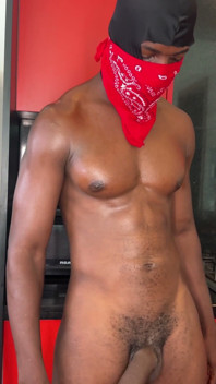 Dl Hood Thug atira enorme carga no rabo preto gordo