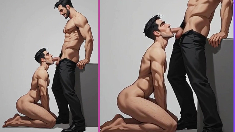 Real narrated fantasy Hentai: L’ia a Généré Des Gays Passifs Sucant Des Grosses Et...