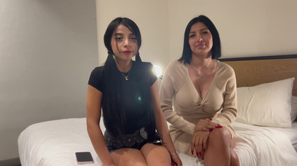 Andres Acosta: Petite 19 Year Old Teen with Big Natural Tits Brings Stepmom...