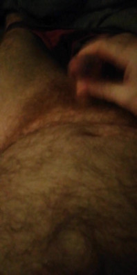 Dra enorm belastning på min ingefära håriga mage och buske