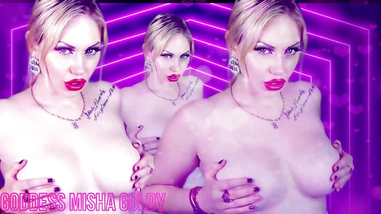 Goddess Misha Goldy: Okouzlující škádlení a odmítání! Edge a škubání! Budu tě popírat znovu a...