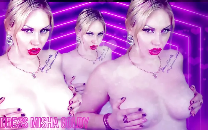 Goddess Misha Goldy: Mesmerizing tease and denial! Edge and twitch! I will deny...