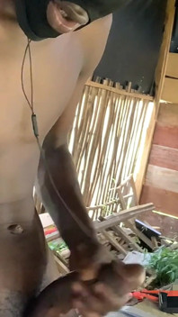 So Huge Jerking Out a Cumload in My Dirty Dusty Place Just Before Cleaning up,got so Horny Watching Your Video Online