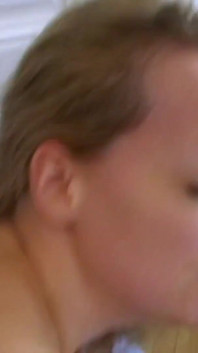 Sexy blonde with small tits and firm ass moans and moans as I fuck her hard until I cum inside her pussy