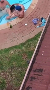 Drone'mla uçarken komşularımı sikişirken yakaladım