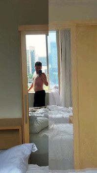 I Woke up Horny and Showed off in Bed.