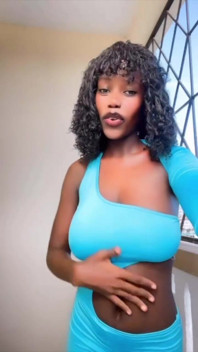 Sexy Natural Kenyan Ebony Babe Short Clip Just for You #01