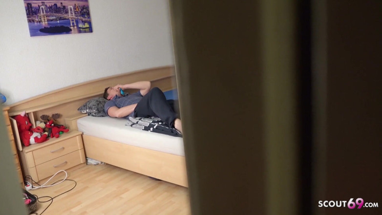 Scout69: Hot stepsister caught step brother jerk with her panties and...