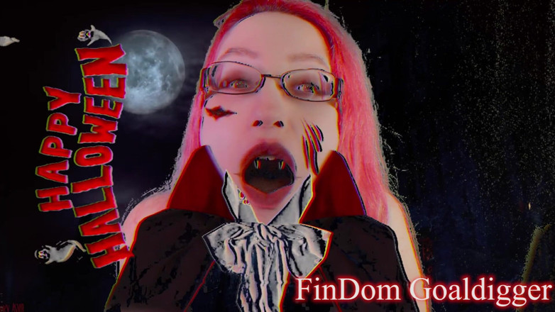 FinDom Goaldigger: Happy Halloween transformation