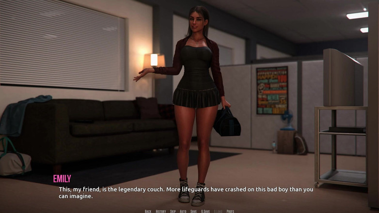 3D Cartoon Porn: Domino Beach 2: Jhons schicksalhafter Nachtspaziergang mit Emily