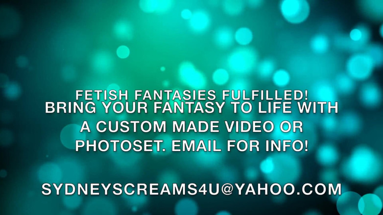 Sydney screams fetish: Worship Your BBW Goddess From Below - HD Wmv