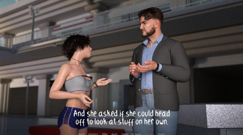 XXX Games Bunk: Anita's Discoveries - gameplay - gioco di ruolo - Anita stuzzica un vecchio...