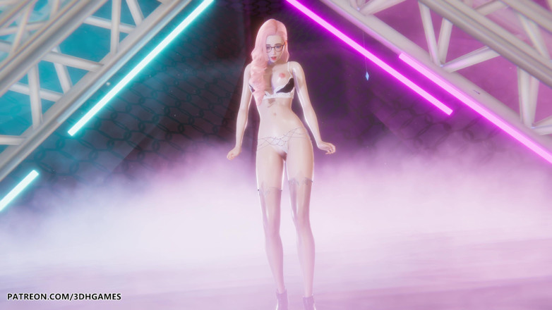3D-Hentai Games: Love it - เซราฟินเปลื้องผ้าเซ็กซี่