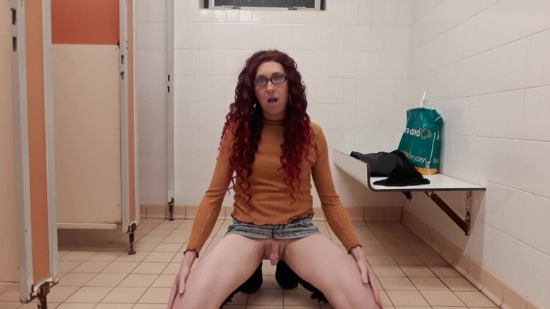 The Midnight Minx: The midnight min: public toilets dildo fuck