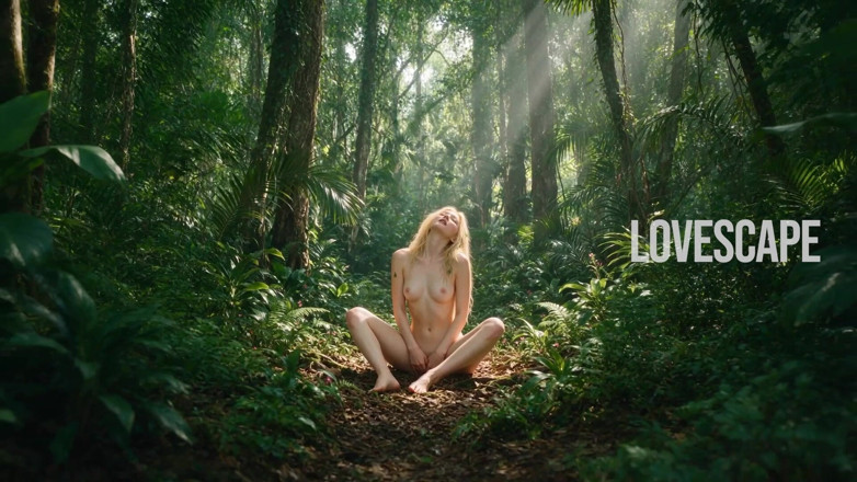 Lovescape: Forest blonde brinca com ela mesma até o orgasmo ai