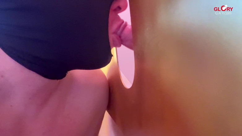 GLORYHOLEGAYS: Young Guy with Super Long Cock Face-fucks My Throat Until...