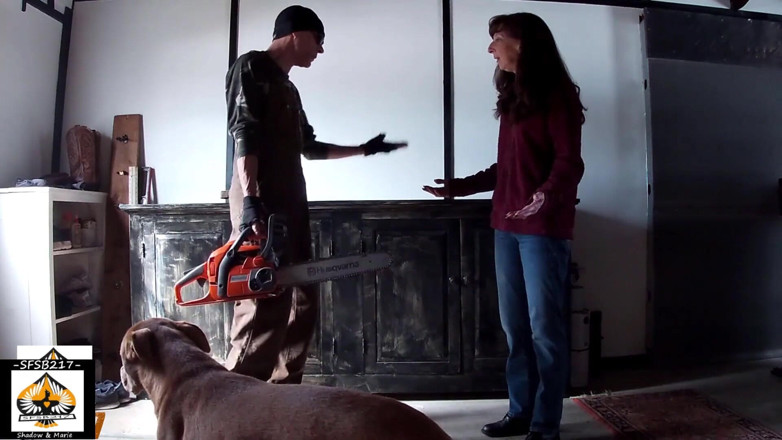 Shadow And Marie: seksi khoobsoorat sauteli mammi ki Lumberjack dvara chudaee