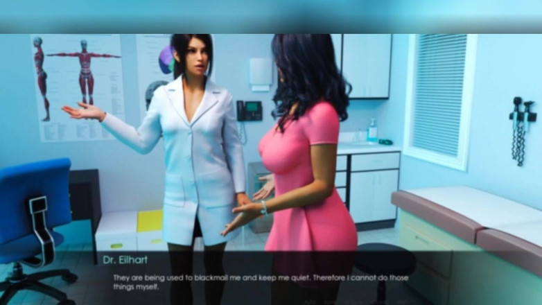 3DXXXTEEN2 Cartoon: Anna submits to another medical check. 3D porn cartoon sex