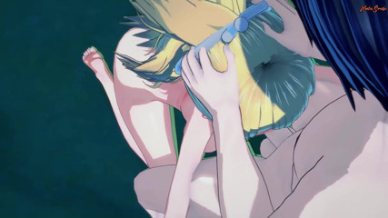 Hentai Smash: Kohaku gives a great blowjob before letting him cum all...
