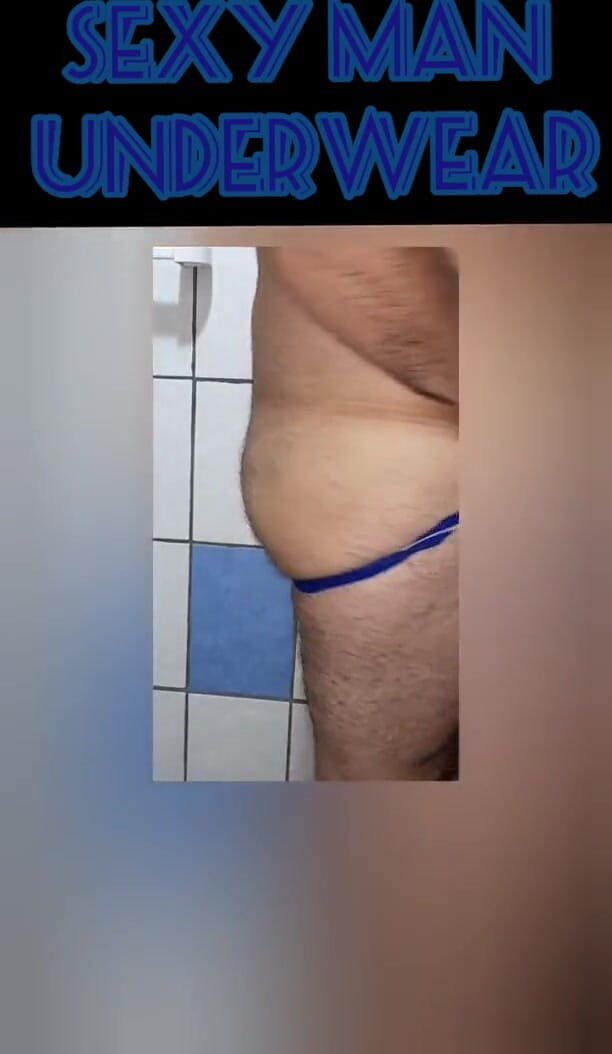 Davidandrexxx: Sexy blue thong