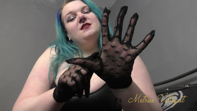Mxtress Valleycat: Adoración de guantes góticos